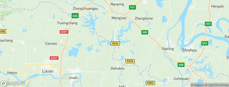 Ganjiachang, China Map