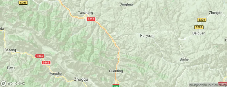 Ganjiangtou, China Map