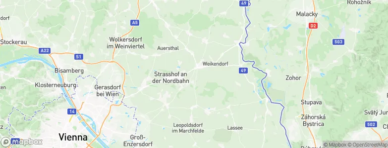Gänserndorf, Austria Map