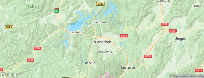 Gantang, China Map