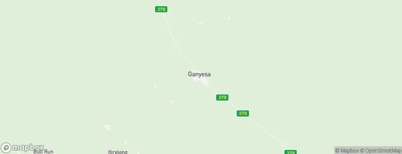Ganyesa, South Africa Map