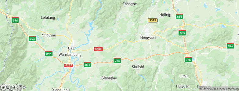 Ganziyuan, China Map