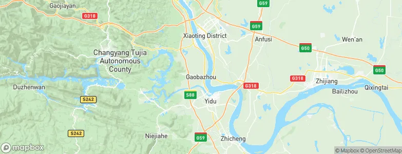 Gaobazhou, China Map