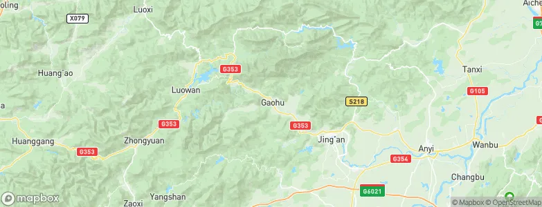 Gaohu, China Map