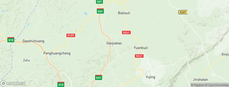 Gaojiabu, China Map