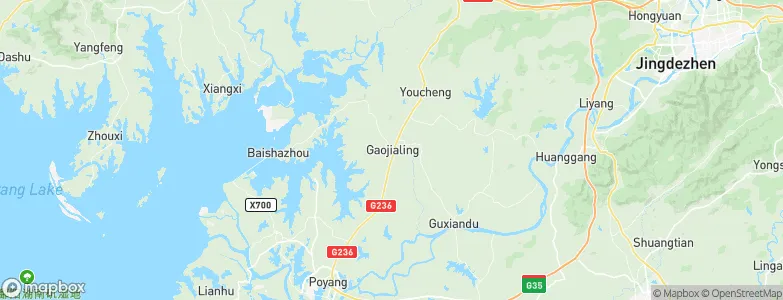 Gaojialing, China Map