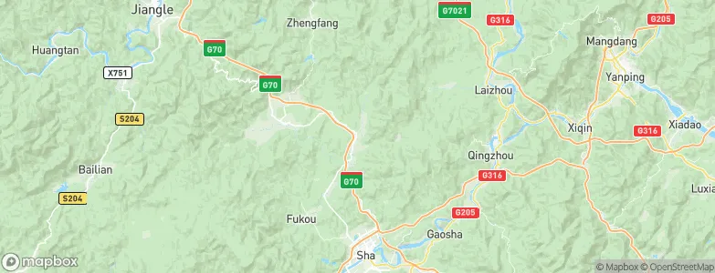 Gaoqiao, China Map
