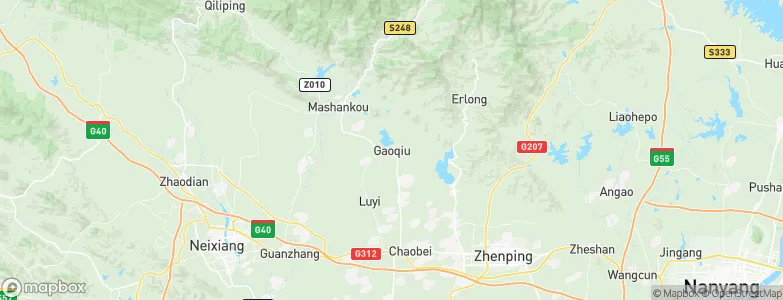 Gaoqiu, China Map