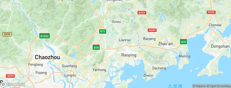 Gaotang, China Map