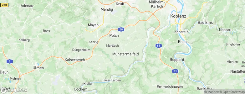 Gappenach, Germany Map