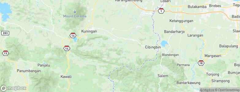 Garahaji, Indonesia Map