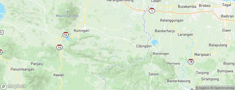 Garajati, Indonesia Map