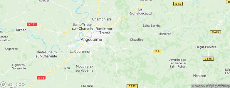 Garat, France Map