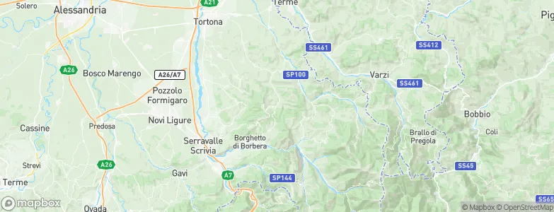 Garbagna, Italy Map