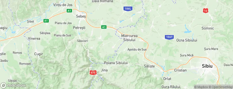 Gârbova, Romania Map