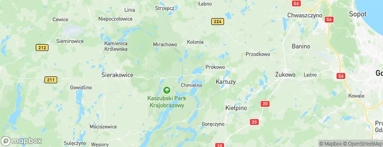 Garcz, Poland Map