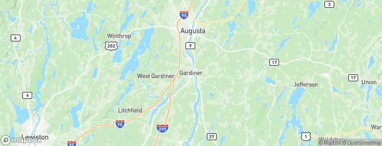 Gardiner, United States Map