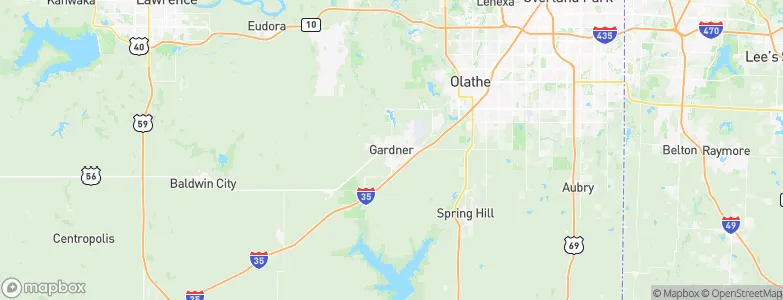 Gardner, United States Map