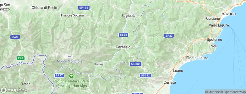 Garessio, Italy Map