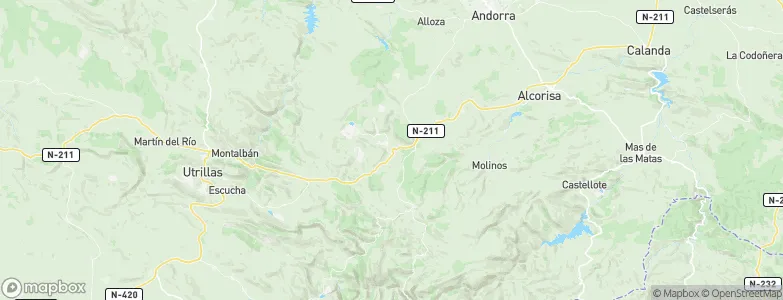 Gargallo, Spain Map