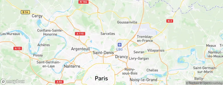 Garges-lès-Gonesse, France Map