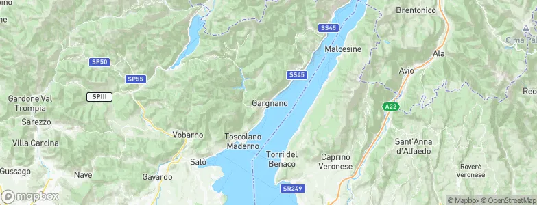 Gargnano, Italy Map