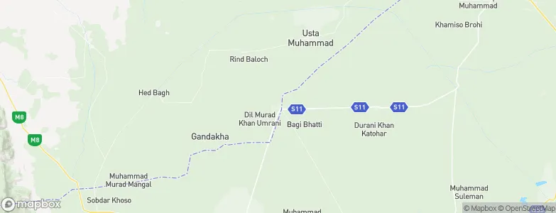 Garhi Khairo, Pakistan Map