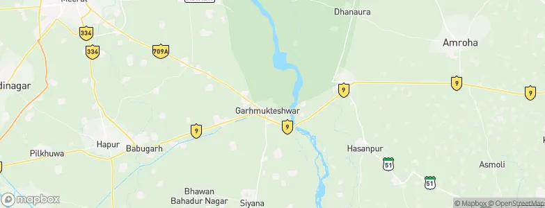 Garhmuktesar, India Map