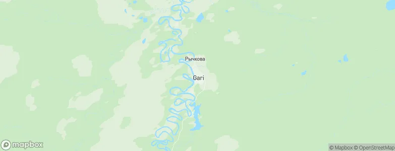 Gari, Russia Map