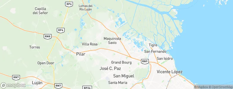 Garín, Argentina Map