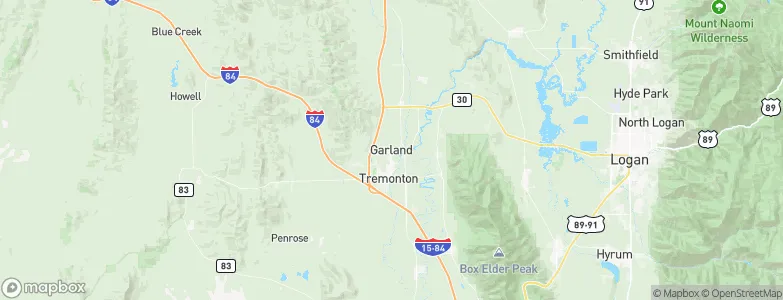 Garland, United States Map