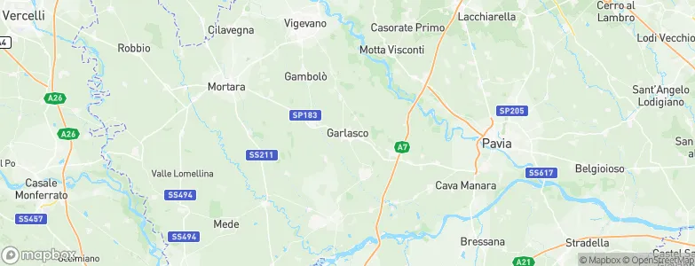 Garlasco, Italy Map