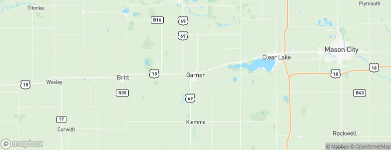 Garner, United States Map