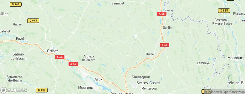 Garos, France Map