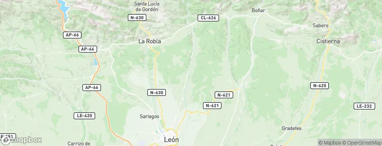 Garrafe de Torío, Spain Map