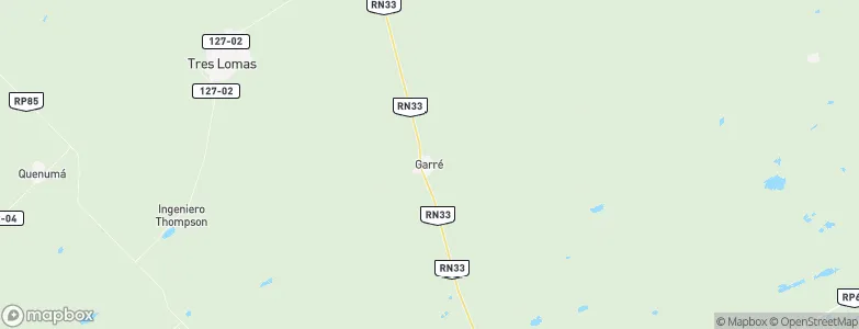 Garré, Argentina Map