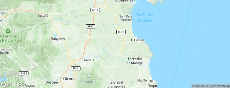 Garrigoles, Spain Map