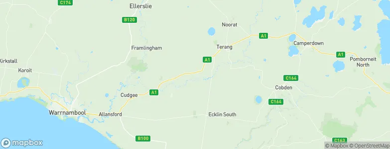 Garvoc, Australia Map