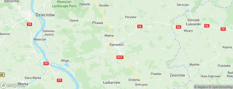 Garwolin, Poland Map