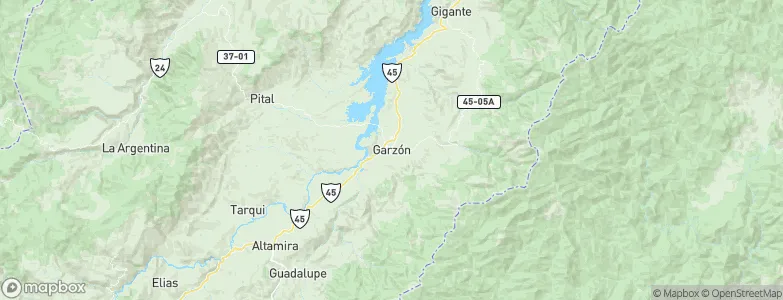 Garzón, Colombia Map