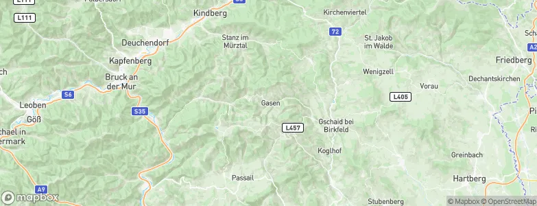 Gasen, Austria Map