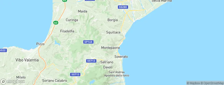 Gasperina, Italy Map