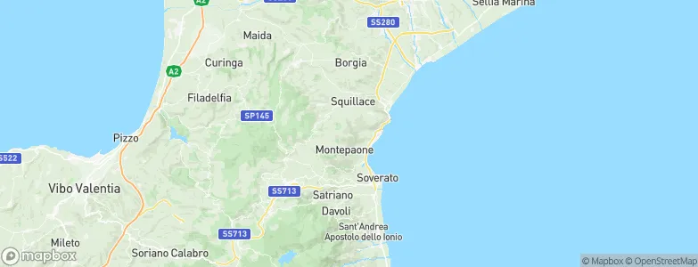 Gasperina, Italy Map