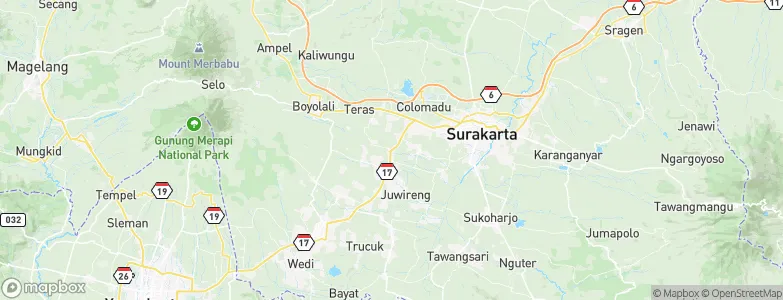 Gatak, Indonesia Map