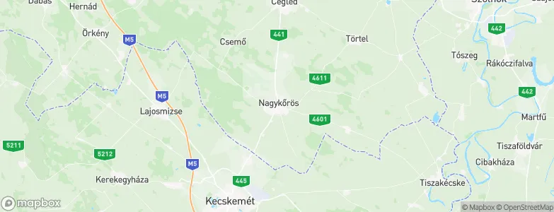 Gátér, Hungary Map