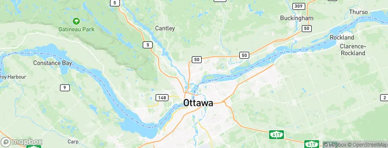 Gatineau, Canada Map