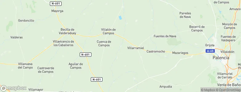 Gatón de Campos, Spain Map