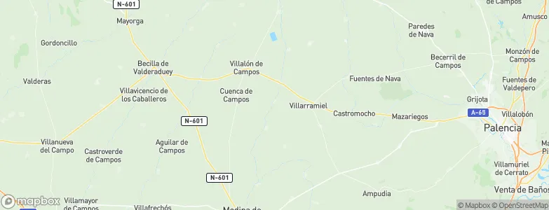 Gatón de Campos, Spain Map