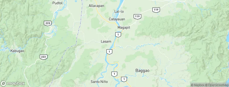 Gattaran, Philippines Map