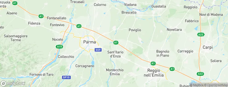 Gattatico, Italy Map